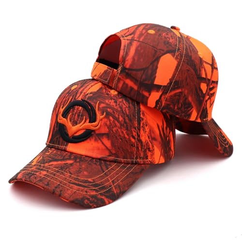 Image of Deer Hunting Camouflage Hats Embroidery Adjustable Fishing Baseball Cap