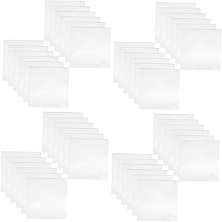 Homoyoyo 100 Peças Bolsa De Proteção De Discos Chiodos Protetores De Manga De Vinil Disco De Vinil Mangas Internas De Vinil Mangas Protetoras De Discos Manga Externa Plástico Polipropileno