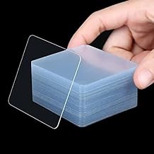 brinicle Strong Sticker Double Side Tape Waterproof Wall Indoor Square Mounting Nano Adhesive No Trace Gel Clear Industrial Multipurpose Removable Use for Bedroom Home Kitchen Hotel Pack 20