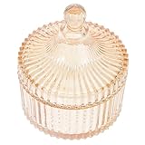 Bocal en verre hermétique – rangement pour petits objets tels que coton, cotons-tiges, disques de coton, cure- , à cheveux, bocaux de rangement pour salle de bain