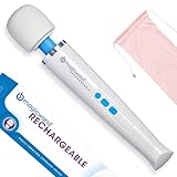 Magic Wand Hitachi Rechargeable Massager - Authentic & Original Cordless Vibratex Magic Wand Vibrating Massager with Free UH-OH! Carry Case