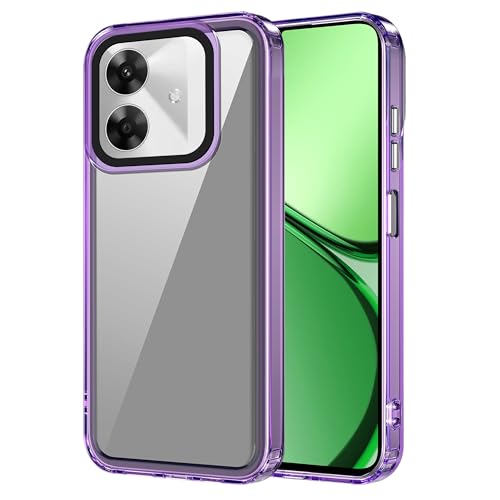 Image of Zapcase Back Case Cover for Realme C61 | Compatible for Realme C61 Back Cover | Case Cover with Camera Protection | (TPU + PC | Translucent Purple)