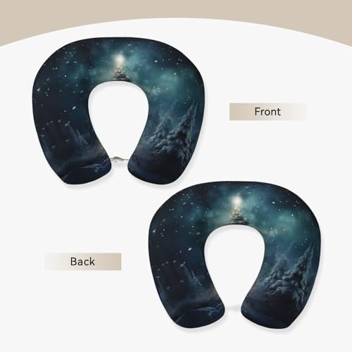 Almohada de Viaje de Espuma Viscoelástica Negro miniatura 3