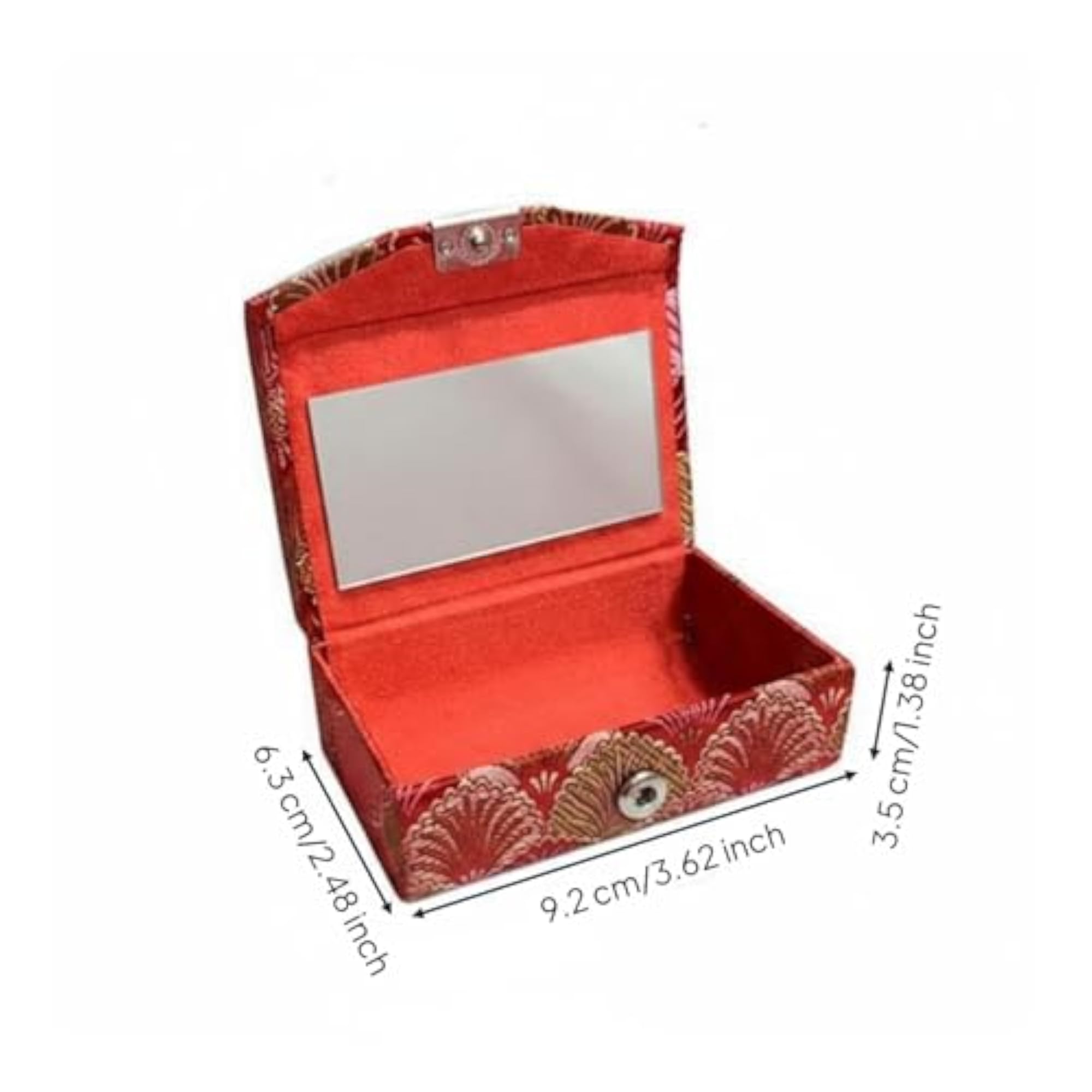 Compact Lipstick Holder with Mirror, Travel Friendly