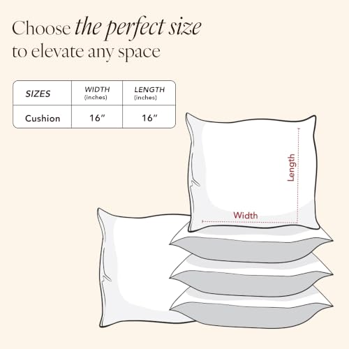 Image of Stoa Paris Cushion Cover Set of 5, Home Decor for Sofa, Bed & Living Room, Digital Printed Cushion Cover 16 Inch x 16 Inch, Soft Touch Finish, Hidden Zip Closure, Cordelia's Pride - Cordelia