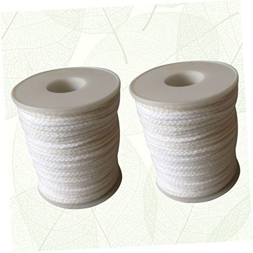 Kit 2 rollos mecha de algodón para vela sin humo miniatura 4