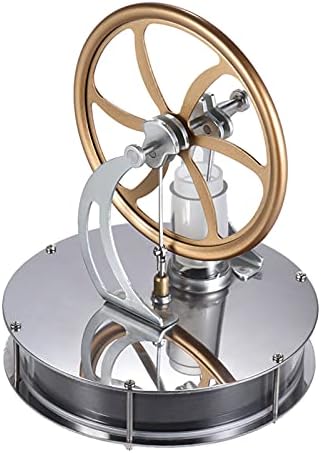 Weytoll Stirling Engine Kit,Low Temperature Stirling Engine Motor Model Steam Heat Electricity Generator Machine Education Model Toy DIY Kits