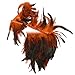 Healifty adorno de flecos de plumas de gallo para decoración artesanal de...
