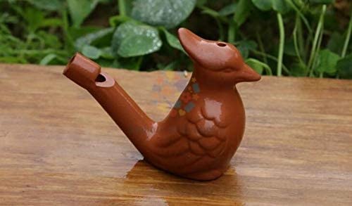 Image of Clay Bird Water Whistle - Set of 6