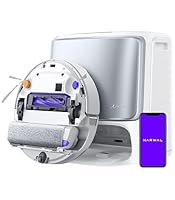 NARWAL Flow Robot Vacuum and Mop Combo, 22,000Pa Powerful Suction, FlowWash Self-Cleaning Mop, DualFlow Tangle-Free System, AI Obstacle Avoidance, App & Voice Control, Basic Dock, White