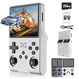 LIKYO Consola de Videojuegos Retro Portátil 256GB + 30000 Juegos Clásicos (Blanco)