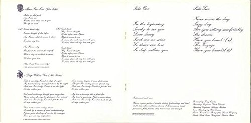 ON THE THRESHOLD OF A DREAM LP UK DERAM 1969