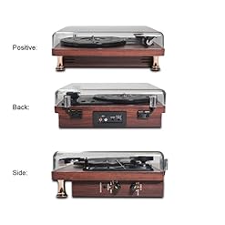 Lecteur de Musique Platine Vinyle Tourne-Disque Haut-parleurs Bluetooth Lecteur de phonographe Vintage Gramophone pour… - Les Beatles, Paul McCartney, John Lennon, RIngo Starr, George Harrison Lecteur de Musique Platine Vinyle Tourne-Disque Haut-parleurs Bluetooth Lecteur de phonographe Vintage Gramophone pour… – Image 4