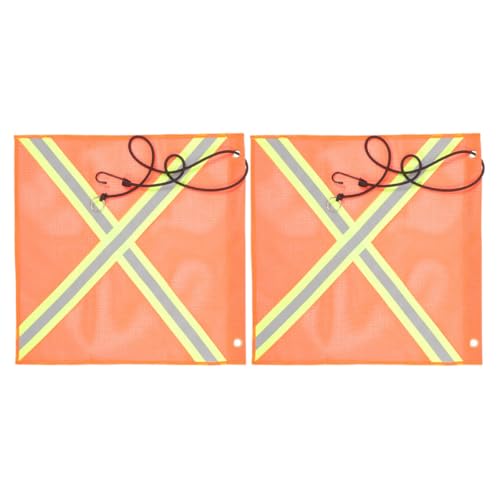 Drapeaux de signalisation réfléchissants en maille pour éviter les accidents de chargement