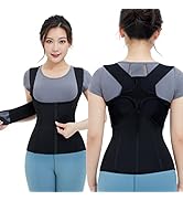 Amazon | CtriLady 肋骨 コルセット くびれ 女性 肩 サポーター 腰