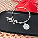 Cardinals Appear When Angels Are Near Memorial Charm Bracelet Expandable Stainless Steel