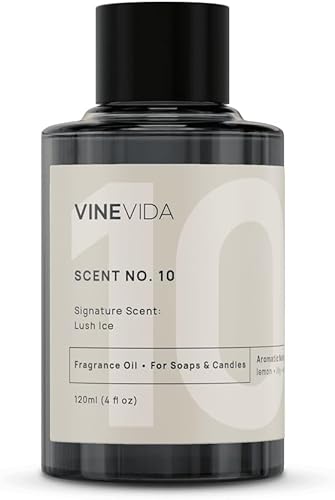 Miniatura 641 de VINEVIDA [4 onzas] Aceite de fragancia de madera de teca de caoba para fabricación de velas y fabricación de jabón, aromas de velas prémium para