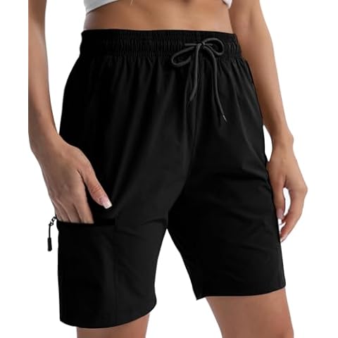 EBANKU Women's Lightweight Quick Dry Hiking Shorts Cover