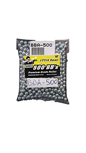PALLINI IN METALLO PER FIONDE PISTOLE FUCILI CARABINA AD ARIA COMPRESSA 4.5 MM 0,35 GRAMMI 500 PZ