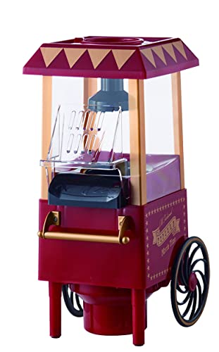 Elexiq Popcorn Machine Vintage Collection Hot Air Popcorn Maker