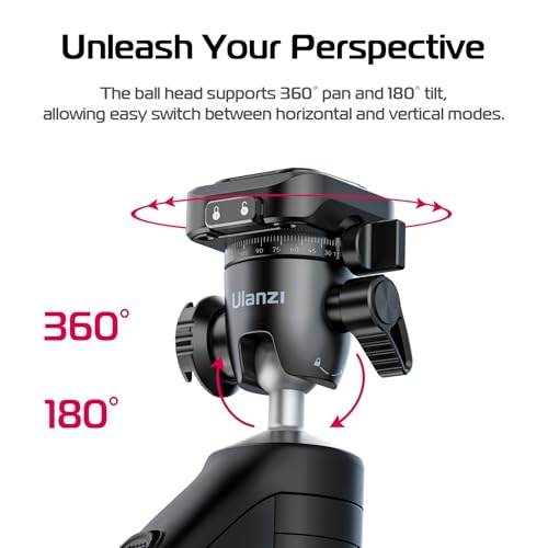Image of ULANZI TT38 Tabletop Mini Tripod for Camera, Uka F38 ClickOpen Flexible Travel Stand for Sony /Canon /Nikon /Fujifilm SLR DSLR, Pocket Vlogging Stand for Shooting Selfie Video