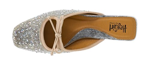 Corkys Footwear Womens Tongue Tied Flats - Featuring A Rhinestoned Upper, Lightly Cushioned Insoles For All Day Wear, And A Cut Out With A Bow Embellishment4