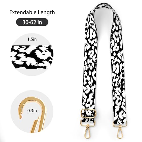 Image of Purse Straps Replacement Crossbody Straps for Purses,Wide Shoulder Strap for Bags Extender Guitar Straps for Handbags