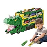 Promouvoir le lien familial : conçu pour le lien entre les parents et l'enfant, ce camion dinosaure dispose d'un toboggan de compétition à double voie pour renforcer le plaisir interactif et permettre des jeux de groupe, assurant ainsi une expérience familiale inoubliable