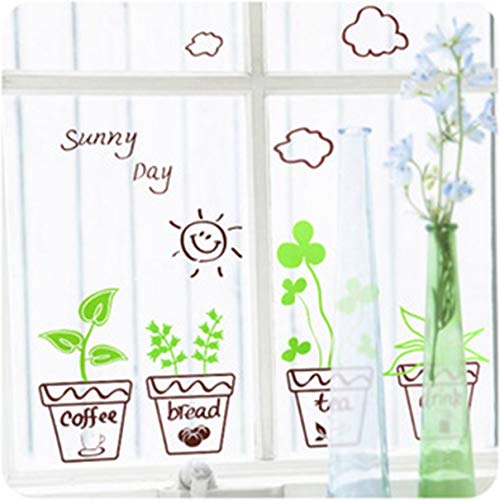 Creative Cartoon Cactus Switch Stickers Living Room Bedroom Environmentally Friendly Washable Stereo