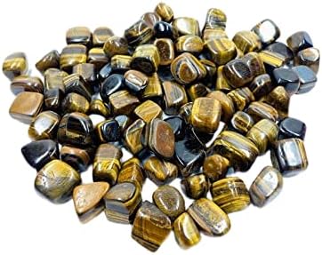 10 piedras pulidas de ojo de tigre, cristales pulidos curativos, piedras naturales, Feng Shui, equilibrio de chakras, buena suerte, regalo de reiki,