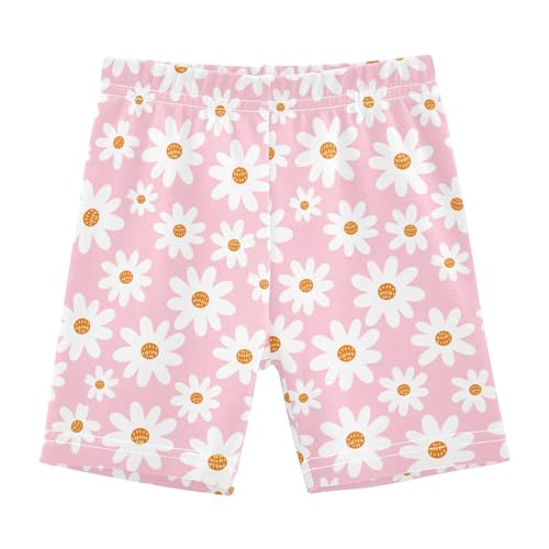 Girls' Shorts Soft Summer Soft Boxers Short Daisy Print Leggings Dance Bottoms - Main Image