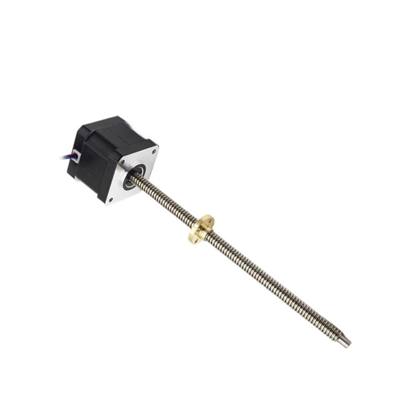 Motor Paso a Paso Lineal NEMA14, Motor Paso a Paso de Tornillo Trapezoidal Tr8 de 35 mm for automatización CNC(35 * 32 Thrust 55N Screw Tr8*8-460mm)