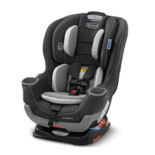 Graco Extend2Fit Convertible Car Seat, Rear-Facing and Forward-Facing, Extended Rear-Facing Seat Option, Redmond, Ideal for Newborns, Infants, and Toddlers