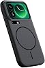 Funda a prueba de caídas para Xiaomi 17Pro Max/17/17Pro, cubierta magnética a prueba de golpes, carcasa anti amarillamiento con acabado mate, Negro, 17Pro Max 1