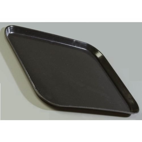 Carlisle FoodService Products 1814FG003 Glasteel Fiberglass Cafeteria/Fast Food Tray, NSF Certified, 18" Length x 14" Width, Natural (Pack of 12)