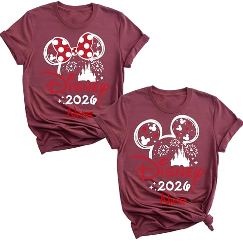 Image of Custom Family Trip Shirts 2026, Matching Vacation Tees, Fantasy Castle Theme Shirt, Group Travel Holiday Shirt