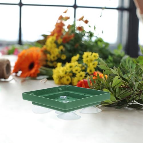 Support à ventouse carré pour mousse sèche et compositions florales