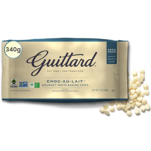 Guittard Baking Au Lait Chip, Vanilla, White chocolate, 12 O...