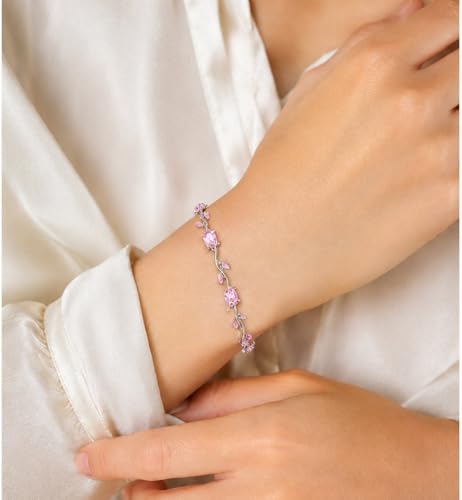 Inites Fairy Bloom Floral Tulip Bracelet Pink - Image 5