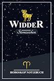 Horoskop Widder: Notizbuch und To Do Listen zum Selberschreiben / Aszendent Widder Sternzeichen Geschenk / Geburtstag Geschenkidee / Sternendeutung Astrologie - Stefan H. Fischer 