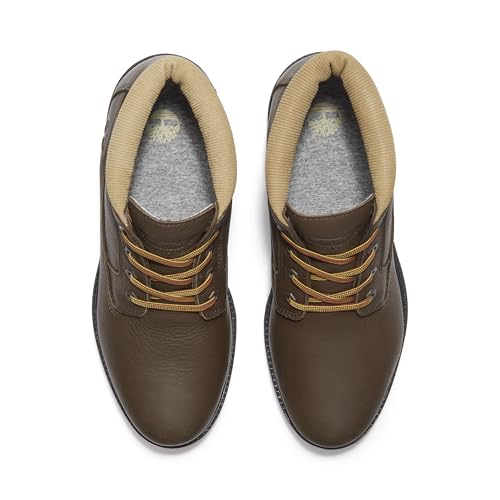 Timberland Men's Premium MID LACE UP WATERPROOF CHUKKA BOOT, BROWN, 10.5 Medium