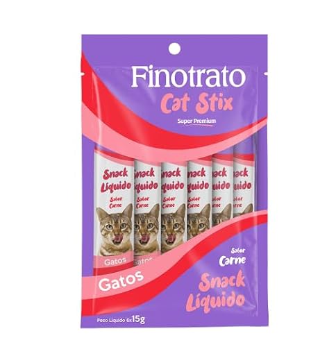 Cat Stix Finotrato Caixa com 36 tubos de 15g Carne