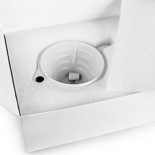 Qshave Shaving Scuttle Mug - Keep Lather Always Warm - White Large Deep Size Bowl Handmade Pottery Cup (White) #TOP5