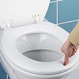 Almineez Comfortable 17” Soft Padded Toilet Seat Cushion for Family Bathroom...