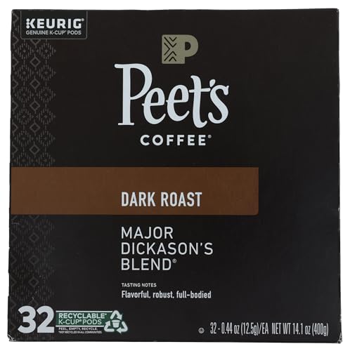 Peet's Coffee & Tea, Coffee K Cup Major Dickasons Blend, 14.1 Ounce