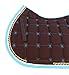 CHALLENGER Horse Cotton Quilted All Purpose English Saddle PAD Trail Brown Turquoise 72F40