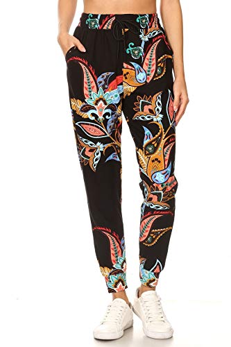 Image of Leggings Depot Premium Jogger Women's Popular Print High Waist Track Pants(S-XL)