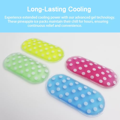 Image of Kids Ice Pack for Boo Boo - 4 Color Cold Packs Cold Compress for Swelling, Bruises & Cuts - Safe Toddler First Aid Ice Pack- Reusable Gel Pack for Sports Injuries & Home Healthcare