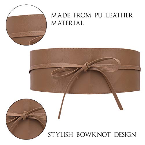 Ladies Obi Waist Belt Self Tie for Wedding Dresses, Party, Daily Wear, 95mm Wide3