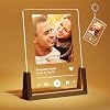 Custom Spotify Plaque, Personalized Acrylic Music Song Plaque with Photo, Engraved Led Night Light for Boyfriend Girlfriend, Anniversary Birthday Gifts for Him & Her